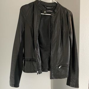 Express leather jacket